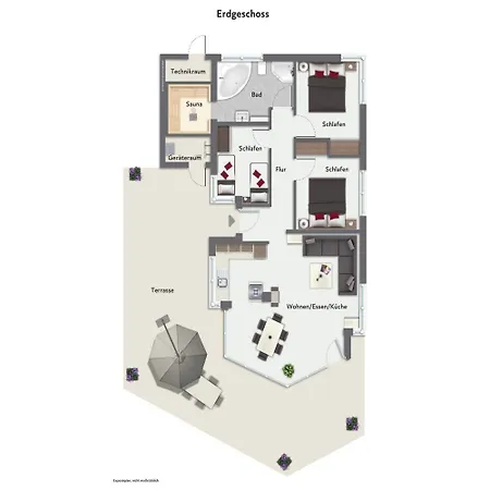 Strandblick - Dorf 1 08 *